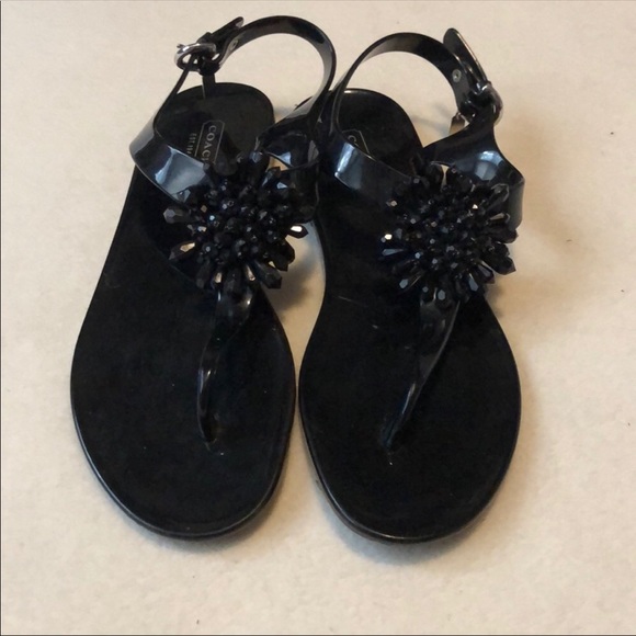 Coach Shoes - Coach black Hilda sandals